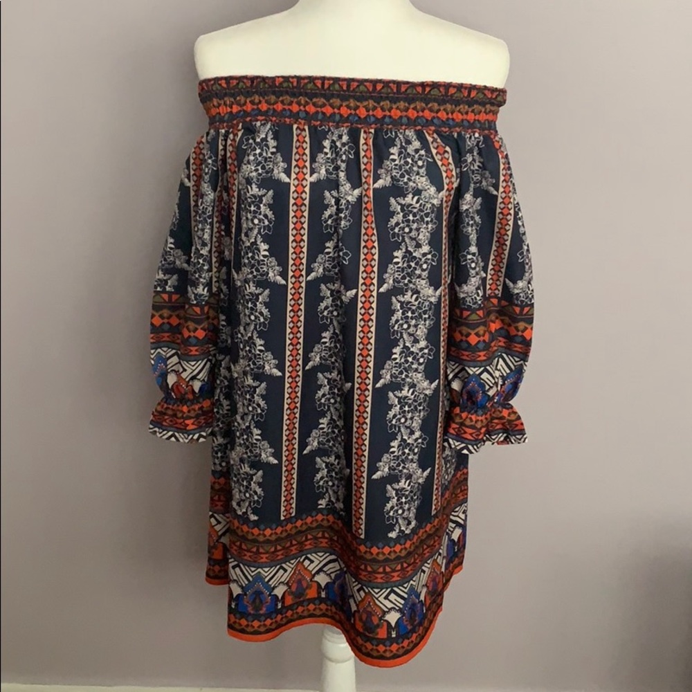 Adorable Chelsea & Violet off shoulder dress